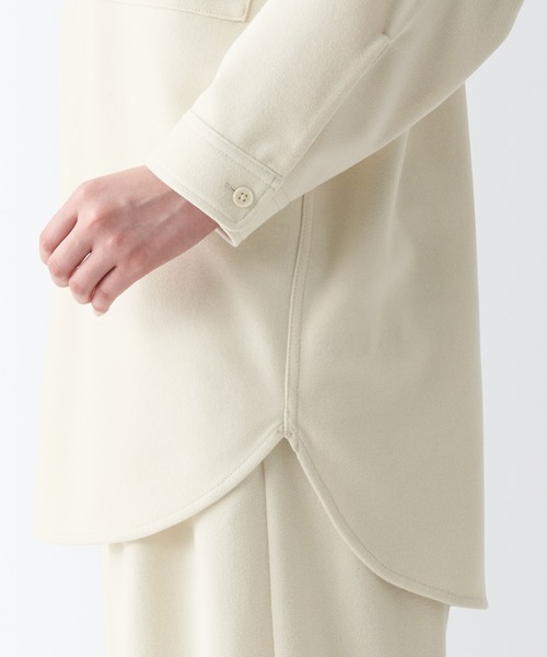 muji labo ストレッチ起毛　長袖シャツ　パンツ muji labo ストレッチ起毛 長袖シャツ パンツ - メルカリ