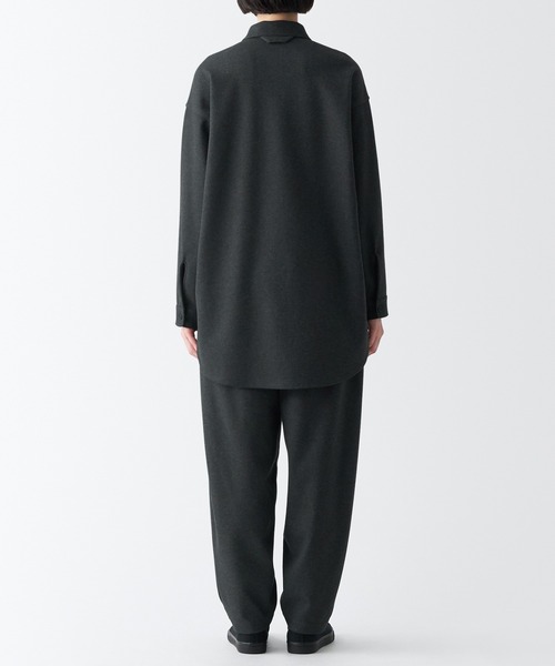 ムジラボ muji labo ストレッチ起毛シャツ パンツ セットアップ｜メンズ