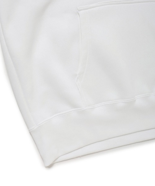 FIRST DOWN（ファーストダウン）の「FIRST DOWN/ファーストダウン LOGO HOODED SWEAT/オーバーサイズ 裏起毛 ロゴ ワンポイント刺繍 スウェット パーカー（パーカー・メンズ・ネイビー/ホワイト/グレー・M/L/XL）」の16枚目の写真