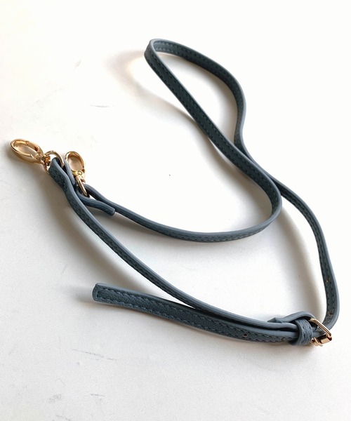 Q(キュー)の「カールフェイクファーミニトート(トートバッグ・レディース・チャコールグレー/ライトブルー・ONE SIZE)」の8枚目の写真