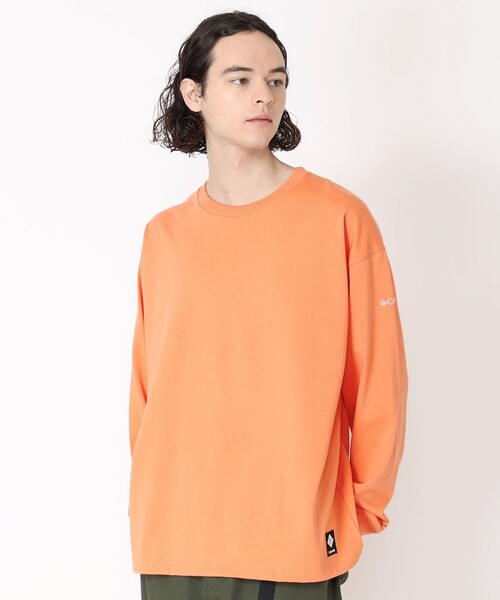 Columbia（コロンビア）の「ミラーズクレストロングスリーブグラフィックTシャツ（Tシャツ/カットソー・メンズ・パープル/ネイビー/グリーン/ホワイト/ブラック/オレンジ・L/M/S/XL）」の11枚目の写真