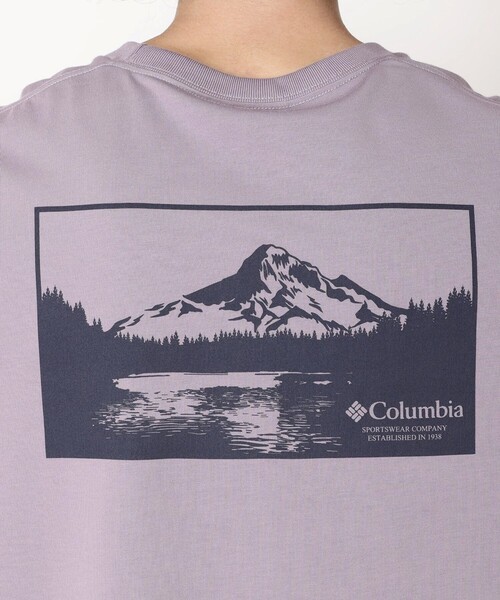 Columbia（コロンビア）の「ミラーズクレストロングスリーブグラフィックTシャツ（Tシャツ/カットソー・メンズ・パープル/ネイビー/グリーン/ホワイト/ブラック/オレンジ・L/M/S/XL）」の16枚目の写真