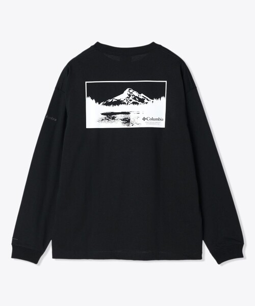 Columbia（コロンビア）の「ミラーズクレストロングスリーブグラフィックTシャツ（Tシャツ/カットソー・メンズ・パープル/ネイビー/グリーン/ホワイト/ブラック/オレンジ・L/M/S/XL）」の17枚目の写真
