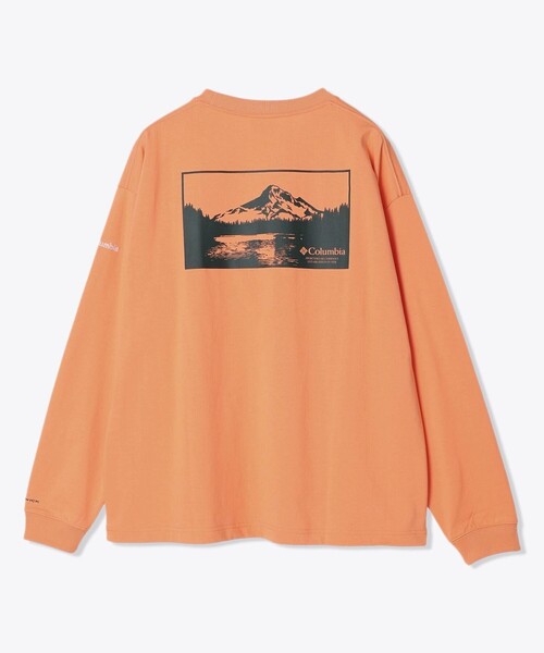 Columbia（コロンビア）の「ミラーズクレストロングスリーブグラフィックTシャツ（Tシャツ/カットソー・メンズ・パープル/ネイビー/グリーン/ホワイト/ブラック/オレンジ・L/M/S/XL）」の21枚目の写真