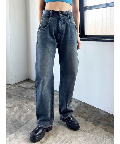 EMODA(エモダ)の「スクエアロゴバックルベルト(ベルト・レディース・ブラック/ブラウン・FREE)」の8枚目の写真