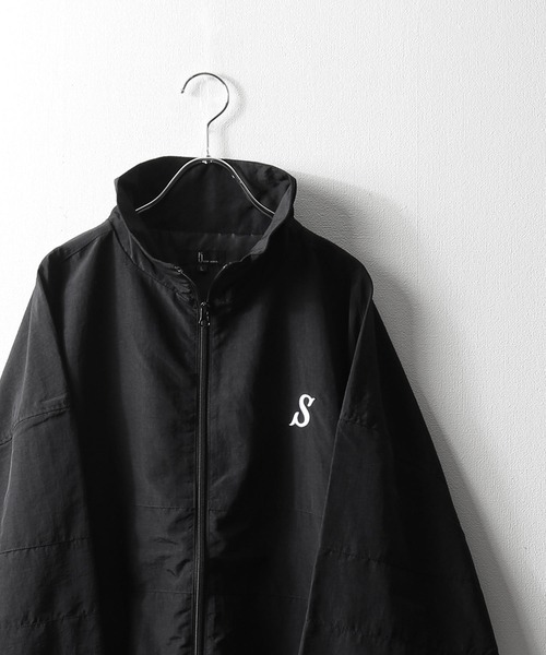 【ZIP FIVE】 ワンポイント ロゴ 刺繍 切替 ナイロン ジャケット（ナイロンジャケット）｜ZIP FIVE（ジップファイブ）