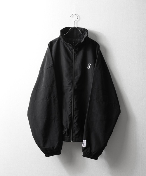 【ZIP FIVE】 ワンポイント ロゴ 刺繍 切替 ナイロン ジャケット（ナイロンジャケット）｜ZIP FIVE（ジップファイブ）