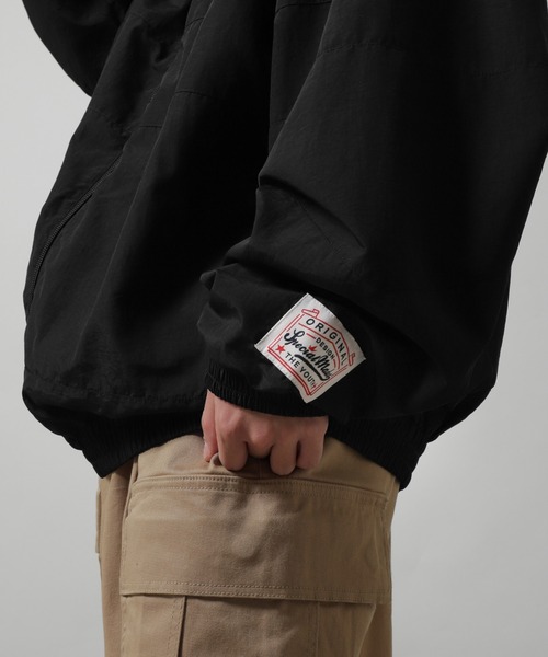 【ZIP FIVE】 ワンポイント ロゴ 刺繍 切替 ナイロン ジャケット（ナイロンジャケット）｜ZIP FIVE（ジップファイブ）