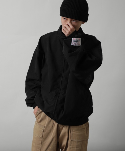 【ZIP FIVE】 ワンポイント ロゴ 刺繍 切替 ナイロン ジャケット（ナイロンジャケット）｜ZIP FIVE（ジップファイブ）