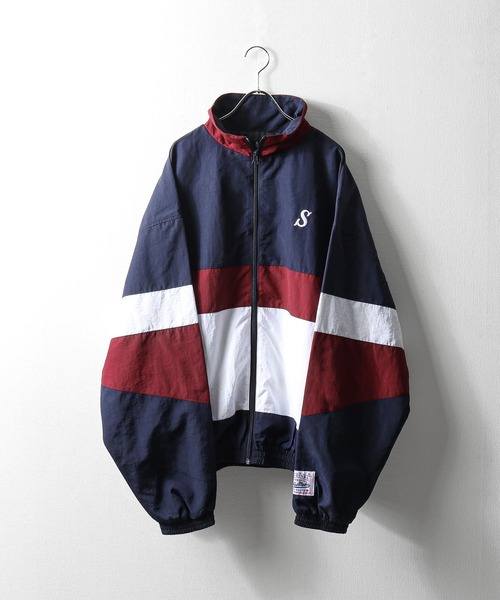 セール】【ZIP FIVE】 ワンポイント ロゴ 刺繍 切替 ナイロン