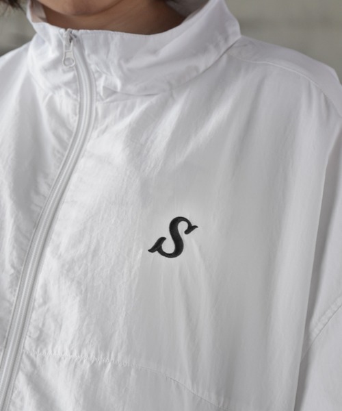 【ZIP FIVE】 ワンポイント ロゴ 刺繍 切替 ナイロン ジャケット（ナイロンジャケット）｜ZIP FIVE（ジップファイブ）