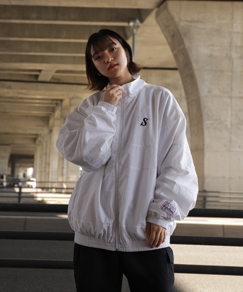 【ZIP FIVE】 ワンポイント ロゴ 刺繍 切替 ナイロン ジャケット（ナイロンジャケット）｜ZIP FIVE（ジップファイブ）