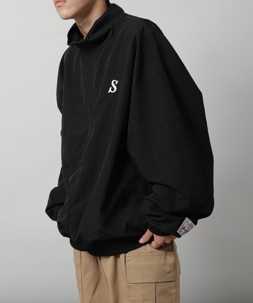 セール】【ZIP FIVE】 ワンポイント ロゴ 刺繍 切替 ナイロン