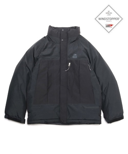 CHUMS（チャムス）の「【CHUMS】Gore-Tex WINDSTOPPER Down Jacket（ダウンジャケット/コート・メンズ・ブラック/ブラック×カーキ・LARGE/X-LARGE/MEDIUM）」の6枚目の写真