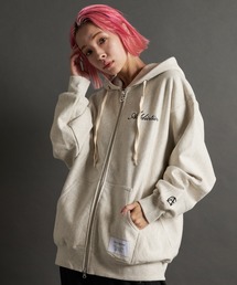 GA FULL-ZIP 刺繍HOODIE
