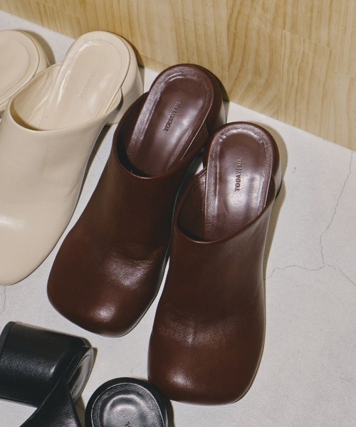 TODAYFUL - TODAYFULトゥデイフル Chunky Heel Sabotチャンキー