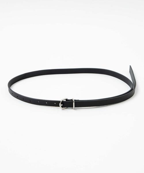 LUCY（ルーシー）の「LUCY/PLAIN NARROW BELT（ベルト・メンズ・ブラック・FREE）」の2枚目の写真