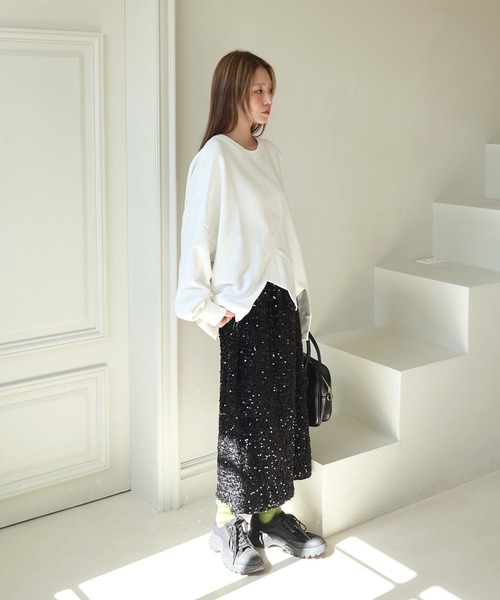 UNE MANSION（ユヌマンション）の「スパンコールキラキララメ加工