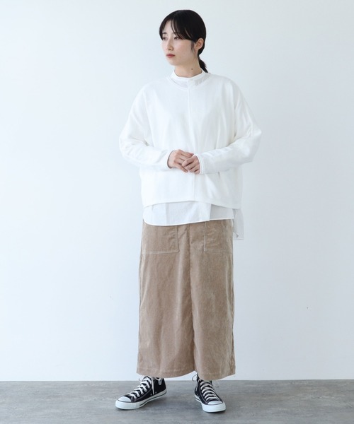yuni（ユニ ）の「シャンブレーコールスカート 1701SK009232（スカート