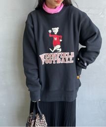 Champion（チャンピオン）の「[Champion/チャンピオン] リバースウィーブ クルーネック プリントスウェット（スウェット・メンズ）」