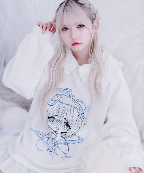 Pal elfy（パルエルフィー）の「異素材裏毛ワンピース（ワンピース