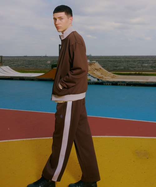 ＆RSON（アンダーソン）の「STANDARD JERSEY PANTS（その他パンツ・メンズ・ネイビー/ブラウン・SMALL/MEDIUM/LARGE/X-LARGE）」の5枚目の写真