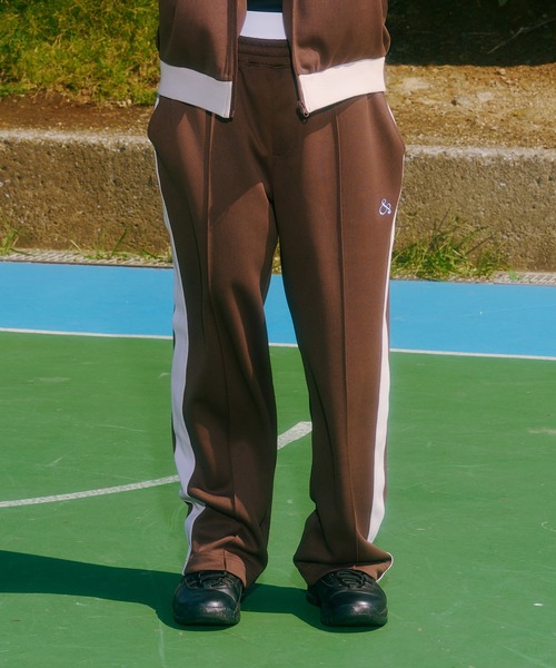 ＆RSON（アンダーソン）の「STANDARD JERSEY PANTS（その他パンツ・メンズ・ネイビー/ブラウン・SMALL/MEDIUM/LARGE/X-LARGE）」の3枚目の写真