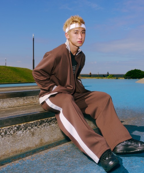 ＆RSON（アンダーソン）の「STANDARD JERSEY PANTS（その他パンツ・メンズ・ネイビー/ブラウン・SMALL/MEDIUM/LARGE/X-LARGE）」の8枚目の写真