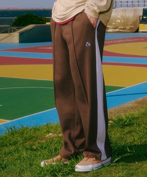 ＆RSON（アンダーソン）の「STANDARD JERSEY PANTS（その他パンツ・メンズ・ネイビー/ブラウン・SMALL/MEDIUM/LARGE/X-LARGE）」の4枚目の写真