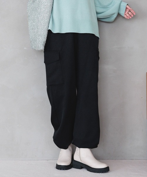 LEPSIM(レプシィム)の「ツイルミリタリーカーゴパンツ 983138(カーゴパンツ・レディース・ブラック/ブルー/グレー/アイボリー・FREE)」の15枚目の写真