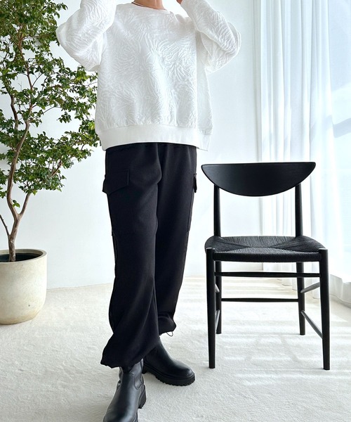 LEPSIM(レプシィム)の「ツイルミリタリーカーゴパンツ 983138(カーゴパンツ・レディース・ブラック/ブルー/グレー/アイボリー・FREE)」の10枚目の写真