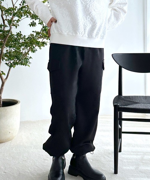 LEPSIM(レプシィム)の「ツイルミリタリーカーゴパンツ 983138(カーゴパンツ・レディース・ブラック/ブルー/グレー/アイボリー・FREE)」の11枚目の写真