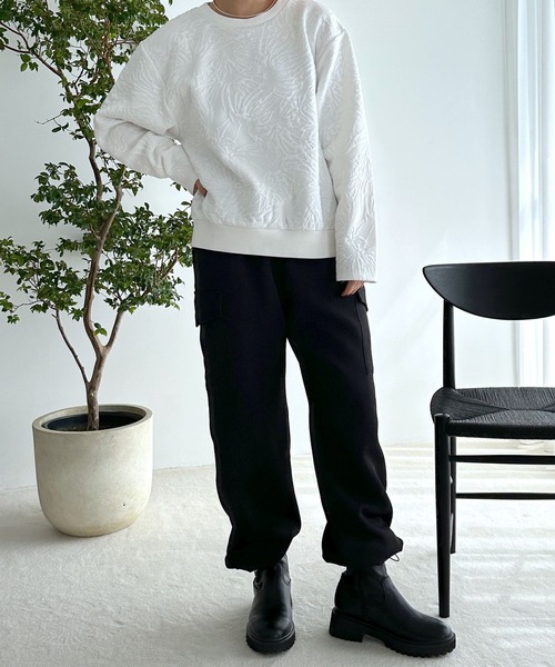 LEPSIM(レプシィム)の「ツイルミリタリーカーゴパンツ 983138(カーゴパンツ・レディース・ブラック/ブルー/グレー/アイボリー・FREE)」の6枚目の写真