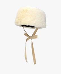 OVERRIDE | OVERRIDE  RIBBON FAKEFUR TOQUE SGP(ハット)
