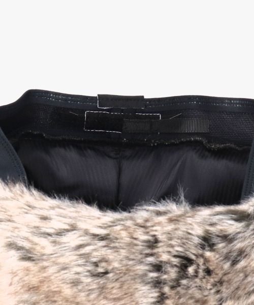 OVERRIDE（オーバーライド）の「OVERRIDE  RIBBON FAKEFUR TOQUE SGP（ハット・レディース・ブラウン/ホワイト・58cm）」の20枚目の写真