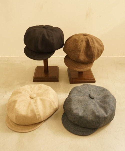 Mighty Shine（マイティシャイン）の「HEADGEHOG CASQUETTE（キャスケット・メンズ・ベージュ/ブルー/ブラウン/ブラック・L/M）」の5枚目の写真