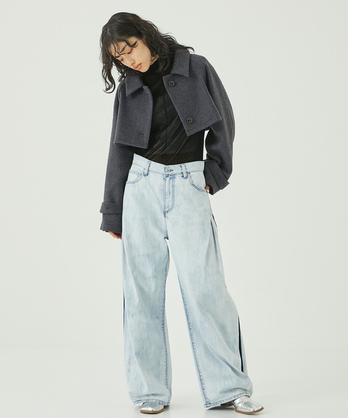 PUBLIC TOKYO（パブリックトウキョウ）の「マルチウェイジレコート（ステンカラーコート・レディース・ブラック/カーキ/ネイビー・FREE）」の19枚目の写真