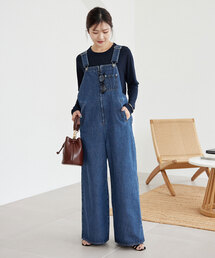 SLOBE IENA（スローブイエナ）の「LE DENIMバギーオーバーオール（サロペット/オーバーオール・レディース）」