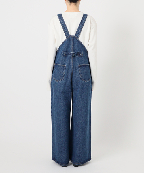 SLOBE IENA(スローブイエナ)の「LE DENIMバギーオーバーオール(サロペット/オーバーオール・レディース・ブルー・36/38)」の11枚目の写真