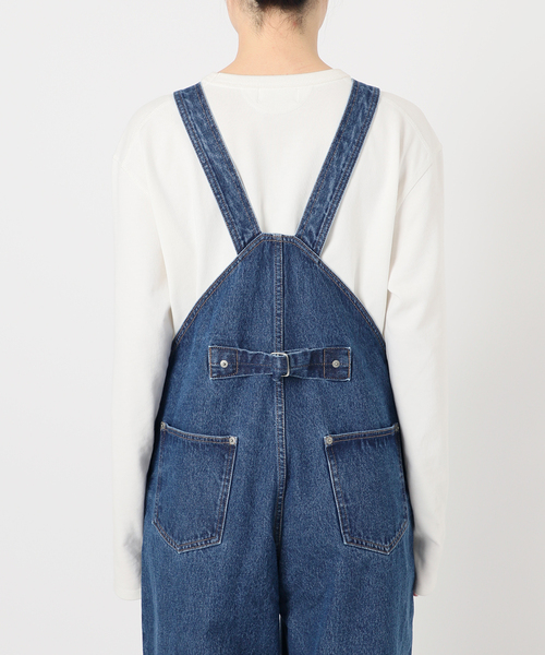 SLOBE IENA(スローブイエナ)の「LE DENIMバギーオーバーオール(サロペット/オーバーオール・レディース・ブルー・36/38)」の13枚目の写真
