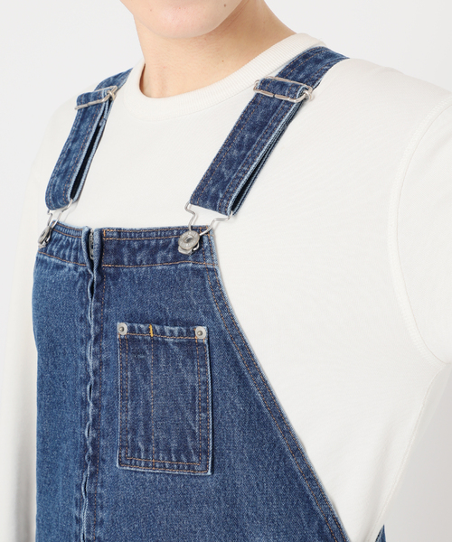 SLOBE IENA(スローブイエナ)の「LE DENIMバギーオーバーオール(サロペット/オーバーオール・レディース・ブルー・36/38)」の14枚目の写真
