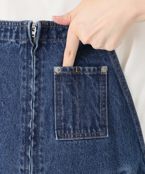 SLOBE IENA(スローブイエナ)の「LE DENIMバギーオーバーオール(サロペット/オーバーオール・レディース・ブルー・36/38)」の20枚目の写真