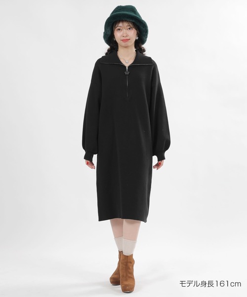 MARY QUANT（マリークワント）の「デイジーハーフジップニット