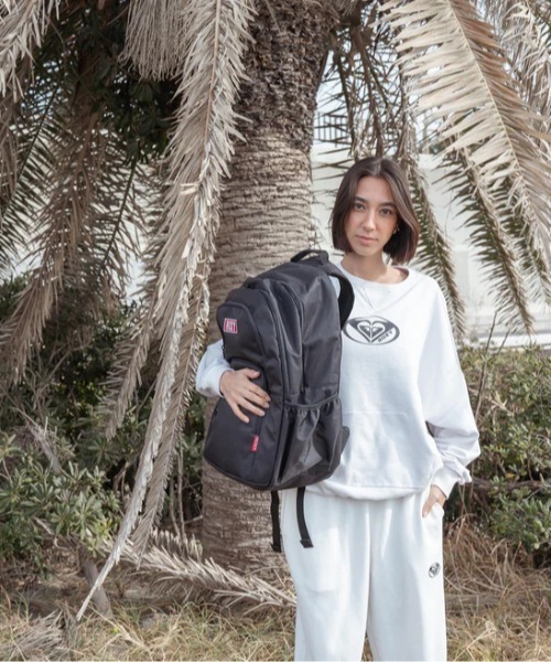 ROXY(ロキシー)の「PLANET RING PULLOVER/ロキシーワンポイントブランドロゴルーズフィットクルーネックスウェットトレーナー(スウェット・レディース・ホワイト/グレー/ミント・MEDIUM/LARGE/SMALL)」の4枚目の写真