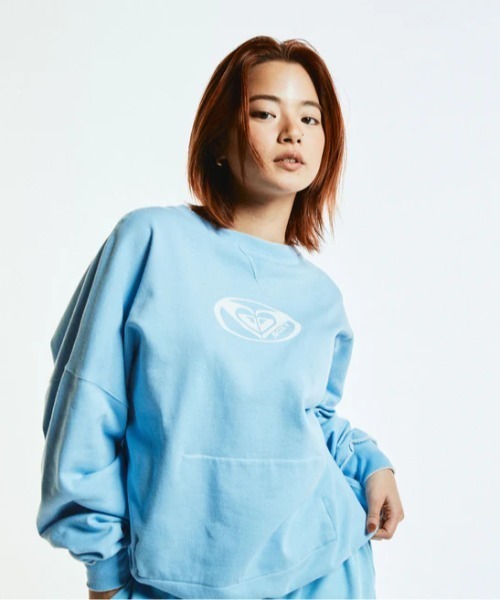 ROXY(ロキシー)の「PLANET RING PULLOVER/ロキシーワンポイントブランドロゴルーズフィットクルーネックスウェットトレーナー(スウェット・レディース・ホワイト/グレー/ミント・MEDIUM/LARGE/SMALL)」の15枚目の写真