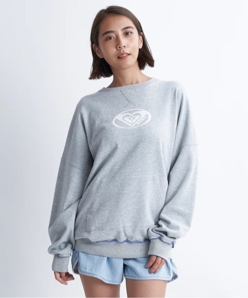 ROXY(ロキシー)の「PLANET RING PULLOVER/ロキシーワンポイントブランドロゴルーズフィットクルーネックスウェットトレーナー(スウェット・レディース・ホワイト/グレー/ミント・MEDIUM/LARGE/SMALL)」の21枚目の写真