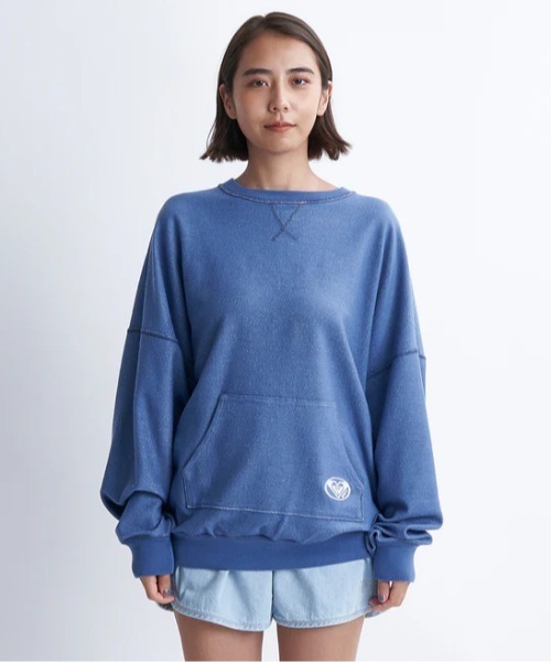 ROXY(ロキシー)の「PLANET RING PULLOVER/ロキシーワンポイントブランドロゴルーズフィットクルーネックスウェットトレーナー(スウェット・レディース・ホワイト/グレー/ミント・MEDIUM/LARGE/SMALL)」の22枚目の写真