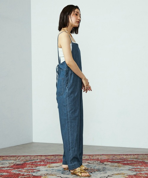 Lee（リー）の「Lee/リー 華奢見えリラックスサロペット夏