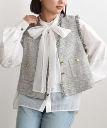 Eimee Law | フリンジツィードジレ(ベスト)