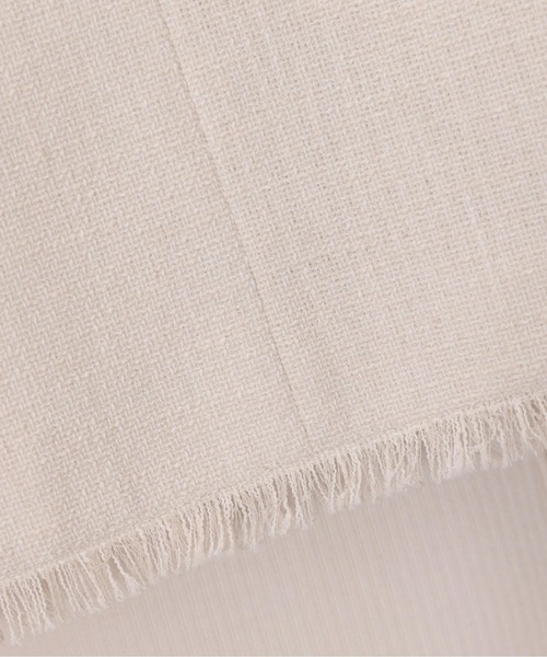 Eimee Law（エイミーロウ）の「フリンジツィードジレ（ベスト・レディース・ブラック/アイボリー/ブラック×ホワイト・38）」の13枚目の写真